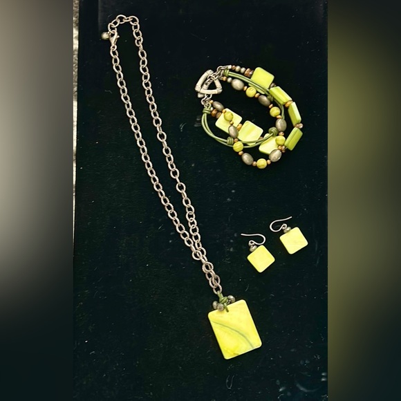 SILPADA Mother of Pearl Bracelet RETIRED Green - Picture 7 of 8